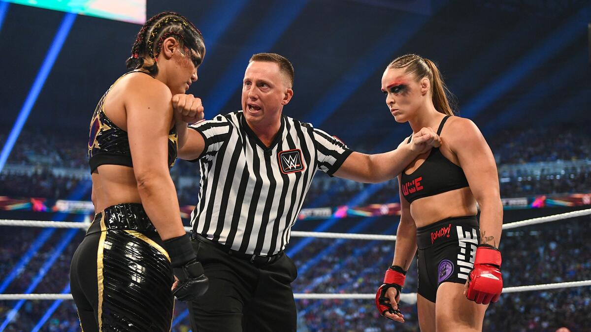 Ronda Rousey Shayna Baszler WWE