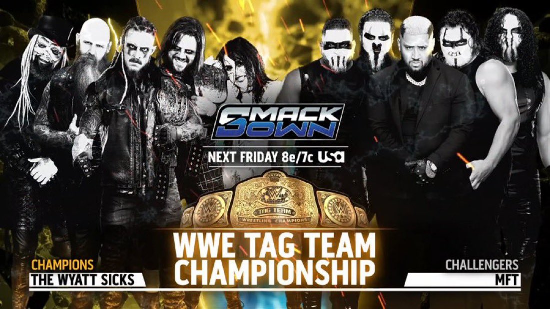 WWE Tag Team title match set for next week’s SmackDown