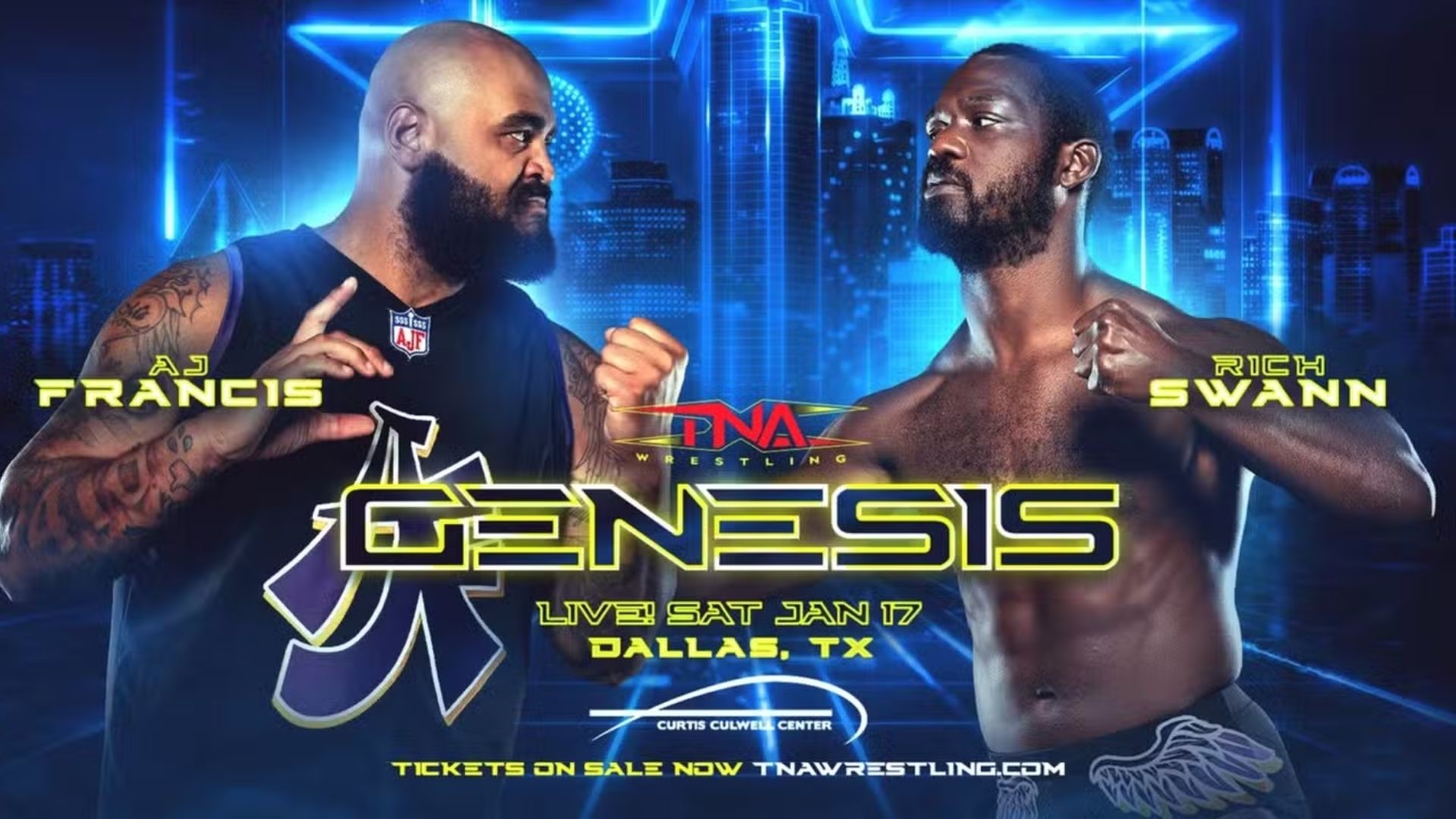 TNA Genesis 2026 AJ Francis vs Rich Swann