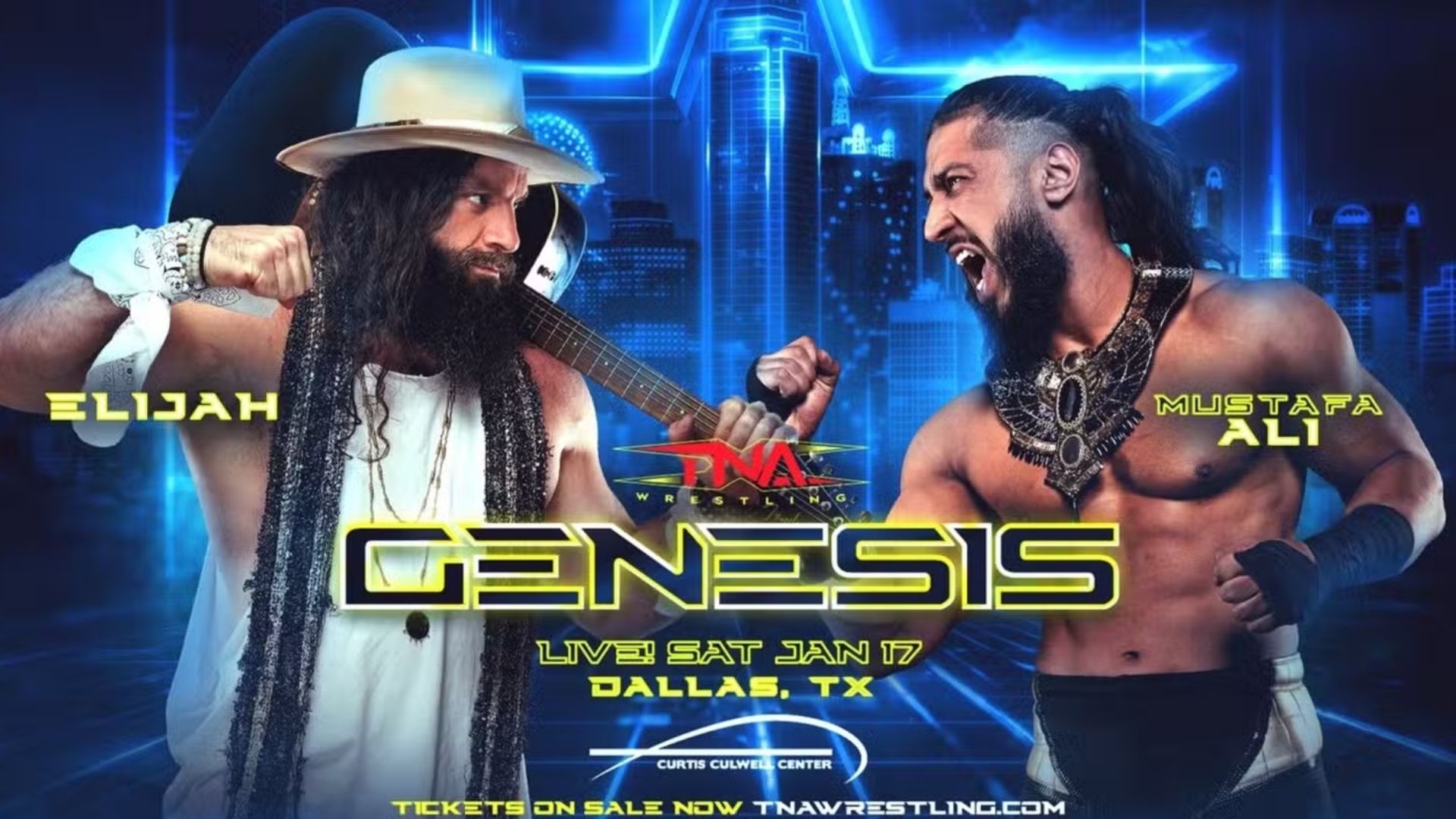 TNA Genesis 2026 Elijah vs Mustafa Ali