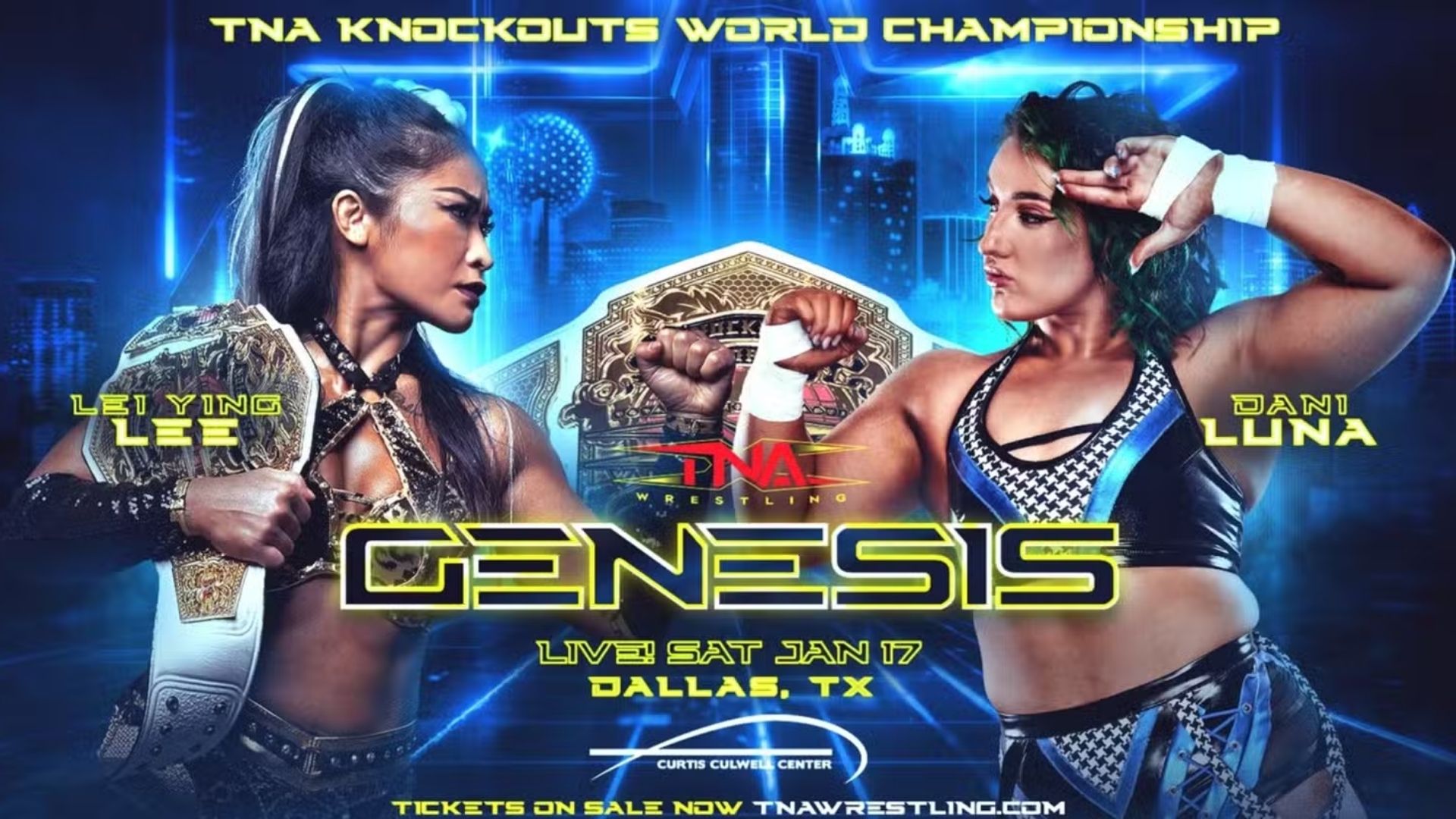 TNA Genesis 2026 Lee vs Dani Luna