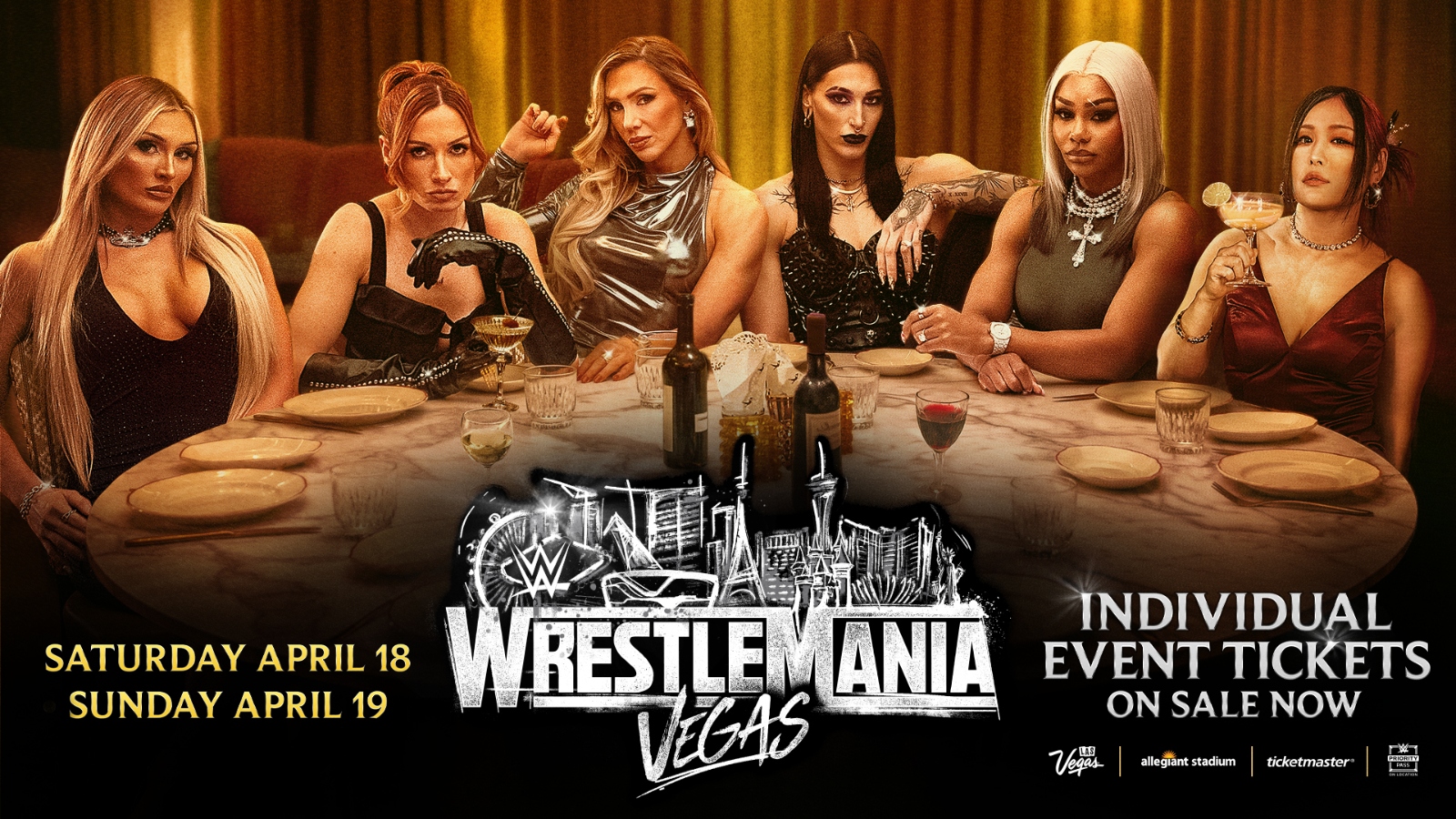 WWE WrestleMania 42 women's poster