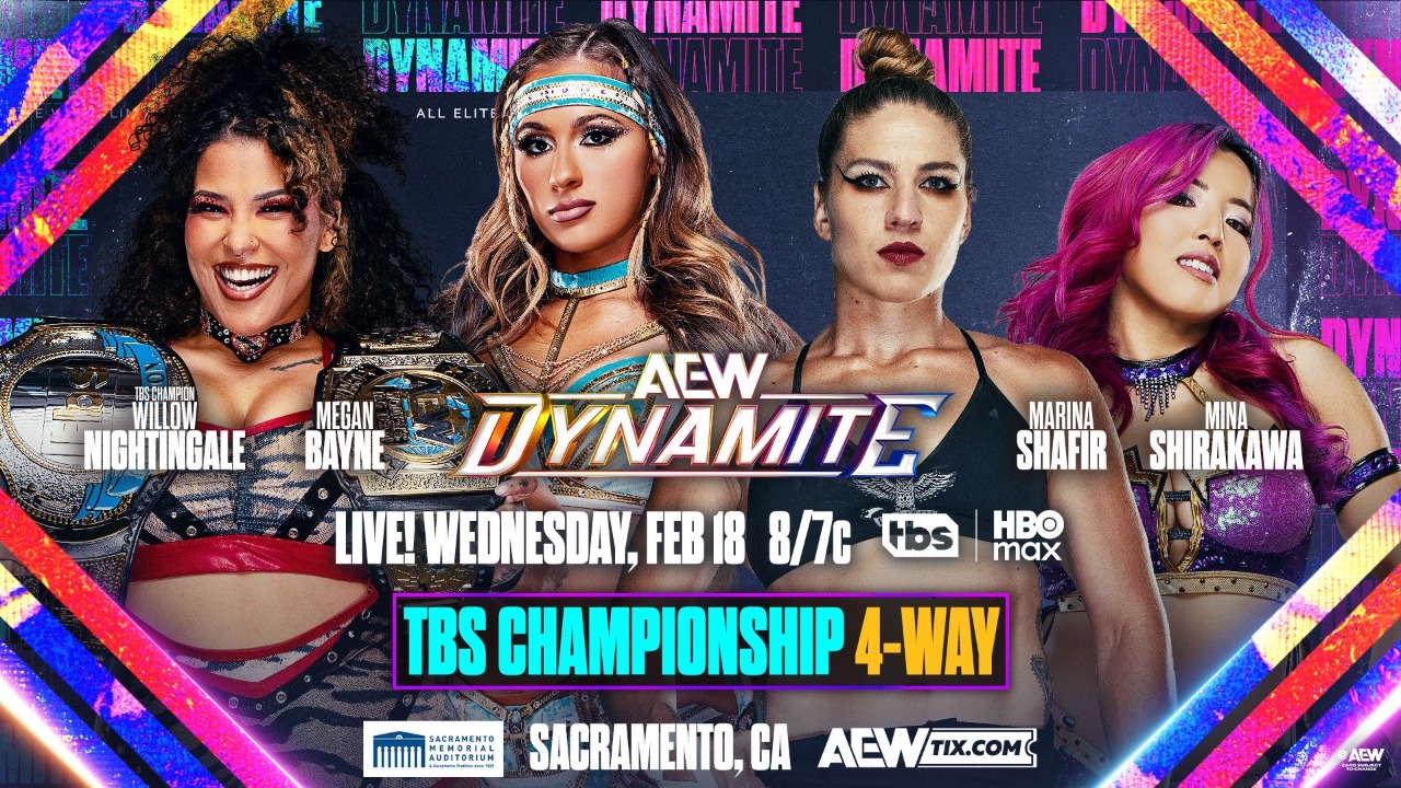 Four-way TBS title match part of updated AEW Dynamite lineup