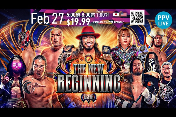 NJPW The New Beginning USA live results: Yota Tsuji vs Andrade el Idolo