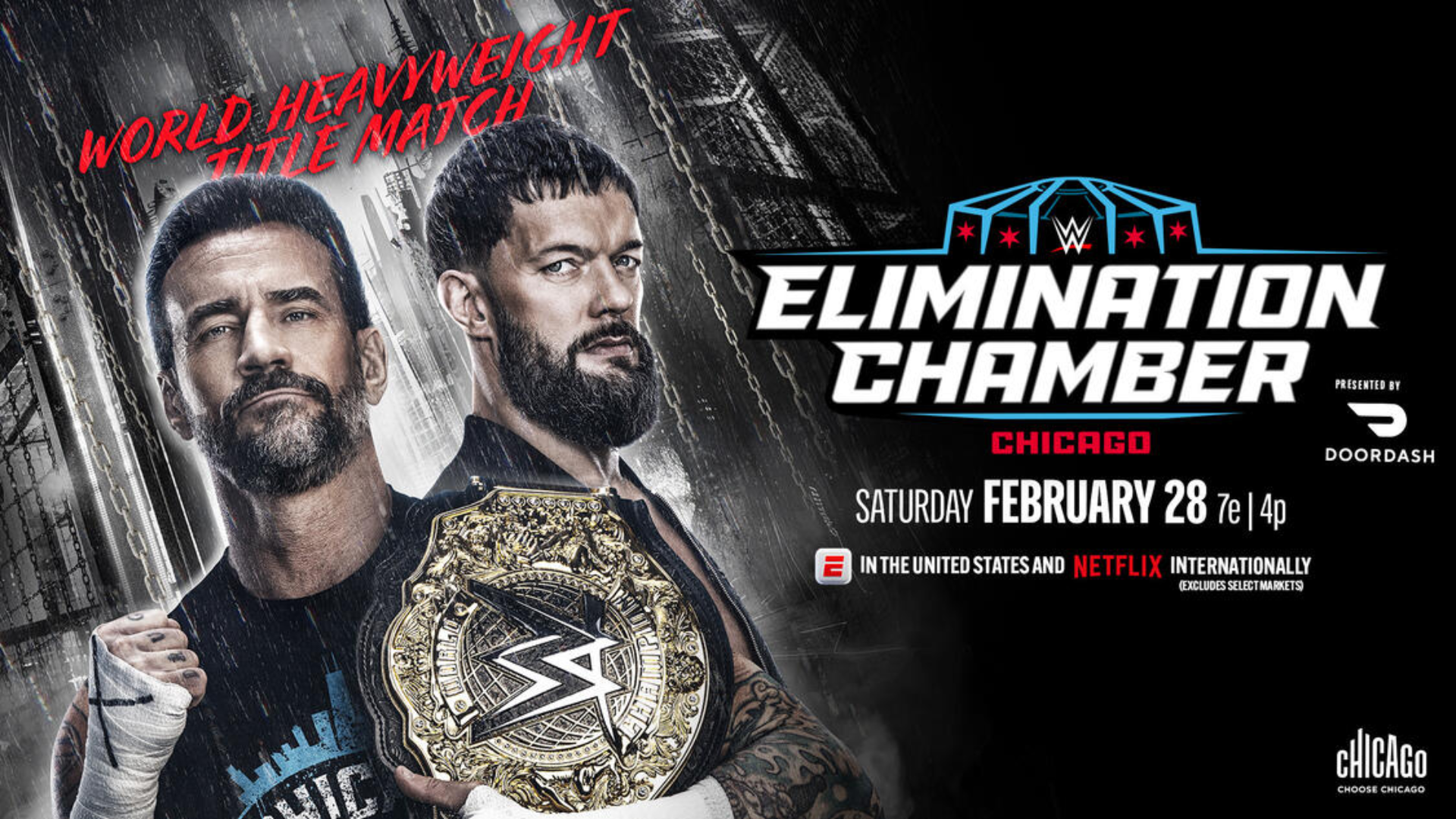 WWE Elimination Chamber 2026 CM Punk vs Finn Balor