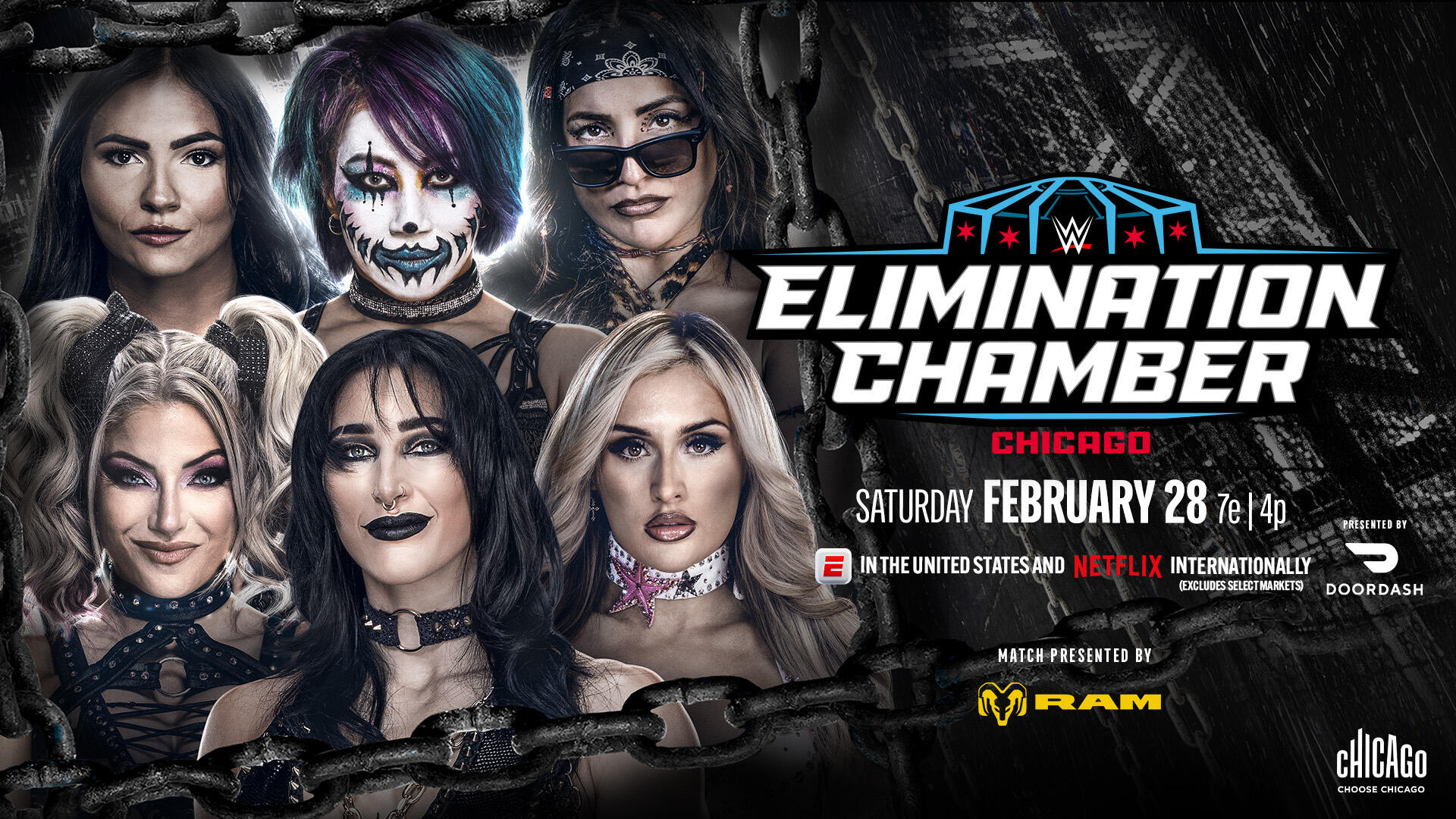 WWE Elimination Chamber 2026 Womens Chamber