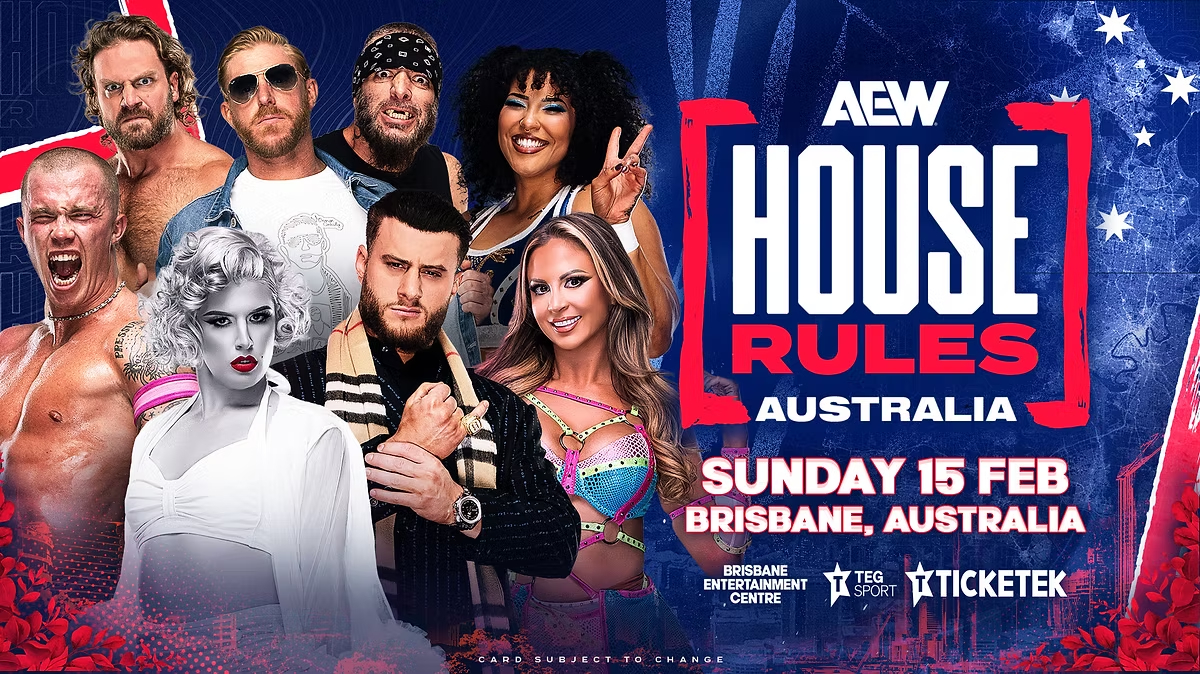 AEW reveals matches for House Rules in Brisbane, Australia