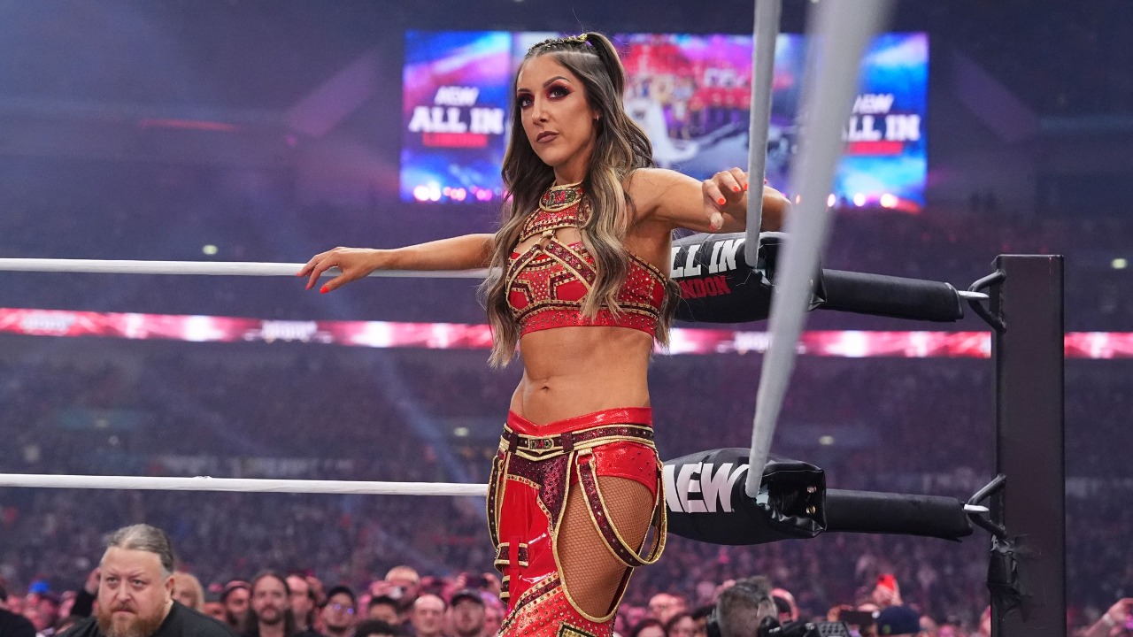 Britt Baker says 'not up to me' as to AEW Revolution absence