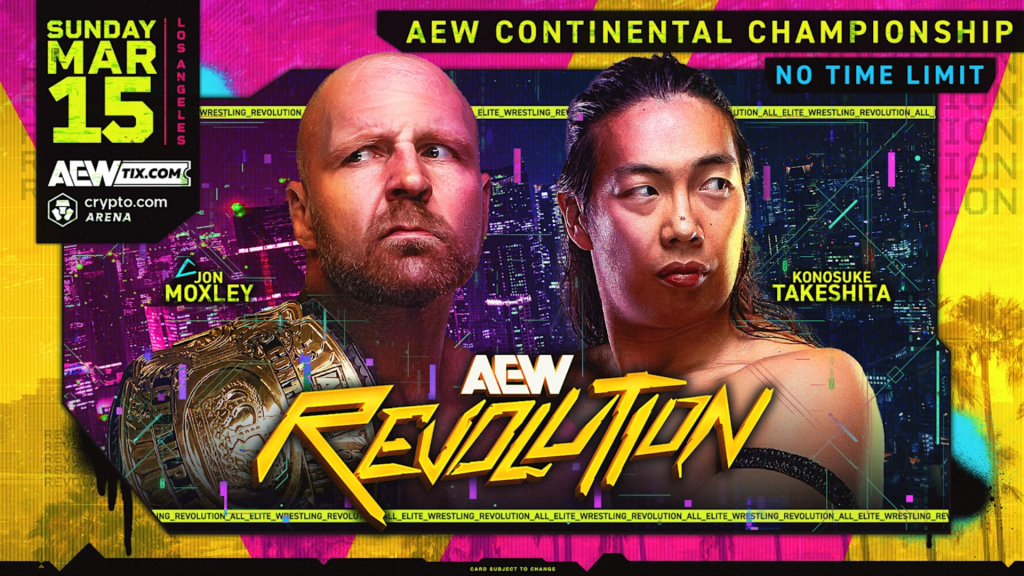 AEW Revolution 2026 Jon Moxley vs Konosuke Takeshita