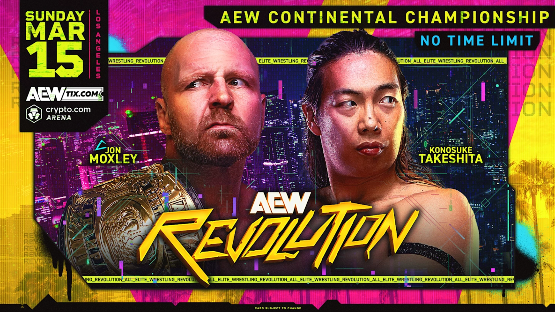 AEW Revolution 2026 Jon Moxley vs Konosuke Takeshita