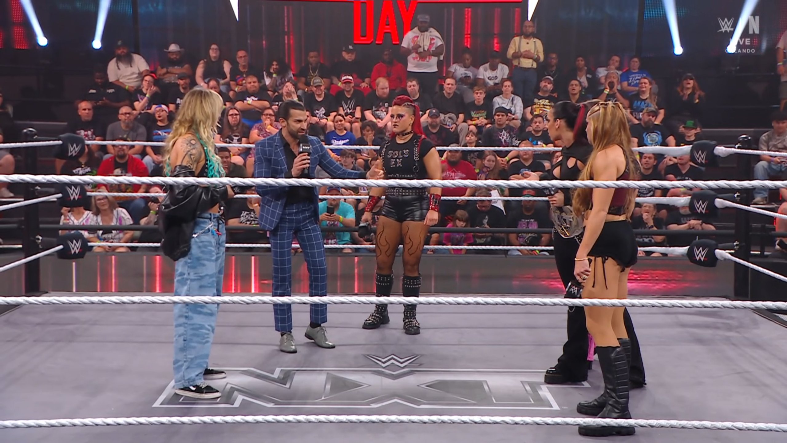 The triple threat match is made for NXT Houston.