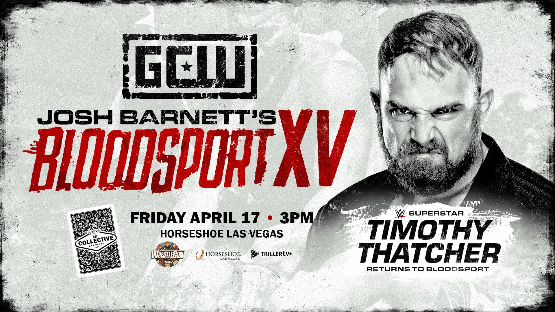 Timothy Thatcher announced for Bloodsport