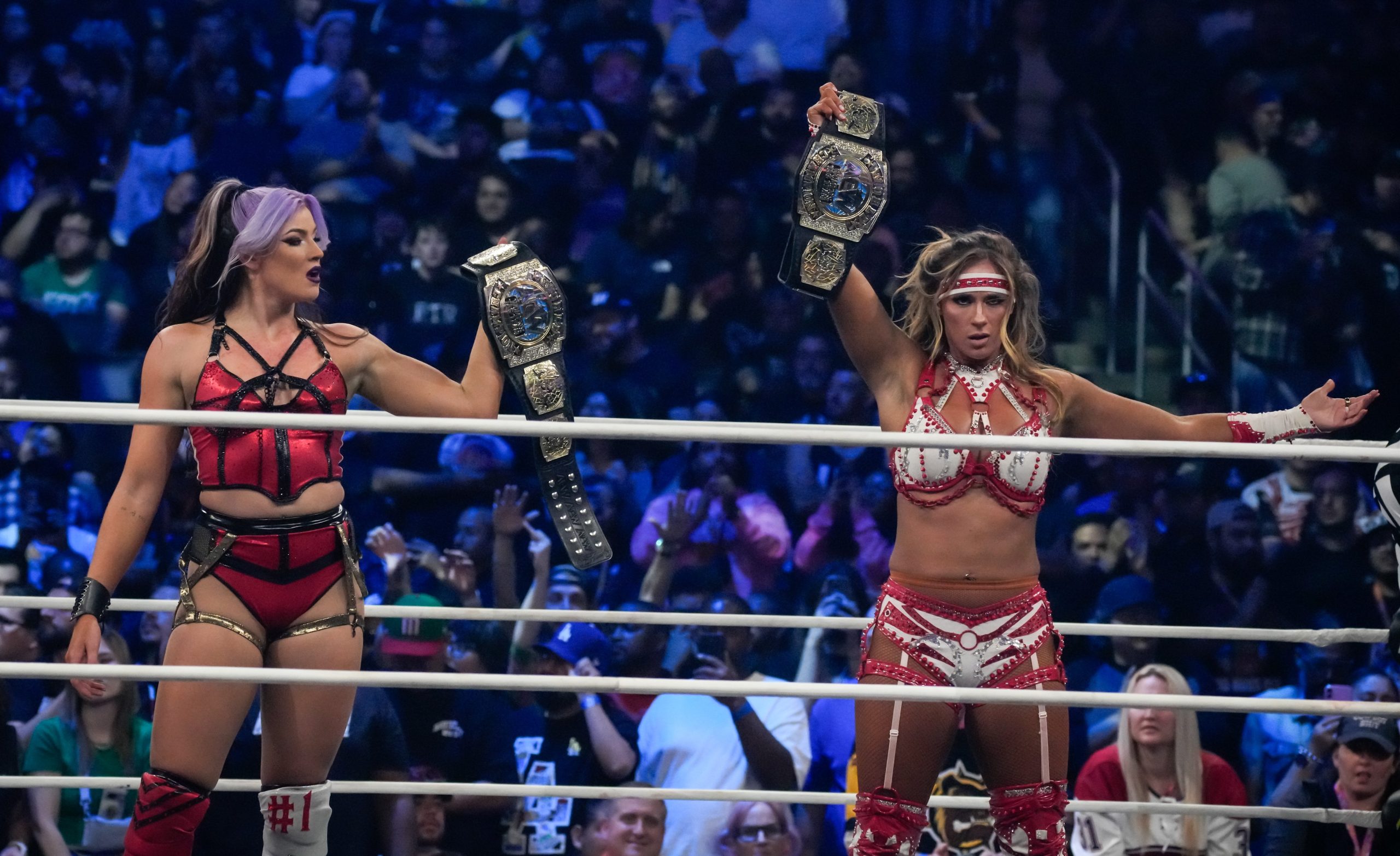 Megan Bayne & Lena Kross wins Women's Tag team titles