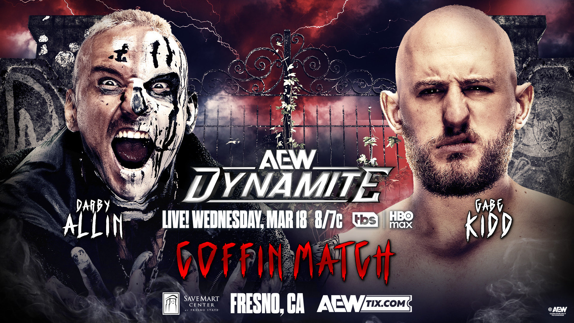 Darby Allin & Gabe Kidd meet in a coffin match