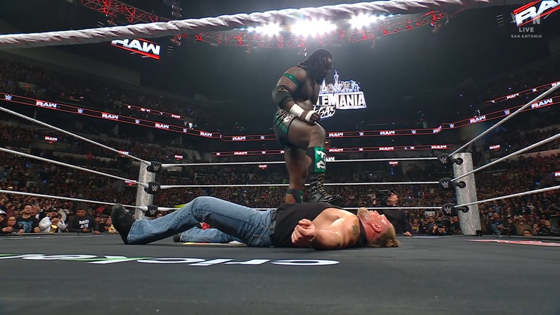 Oba Femi lays out Brock Lesnar