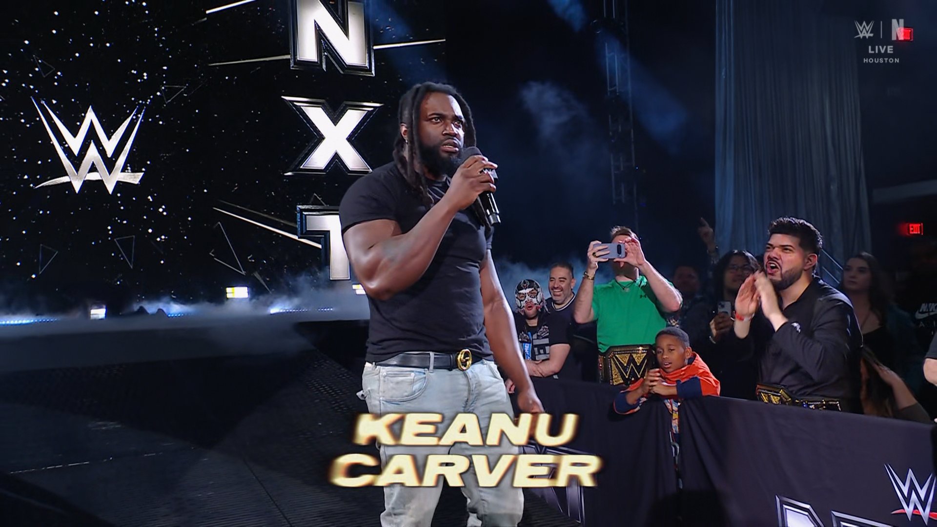 Keanu Carver interrupts Booker T