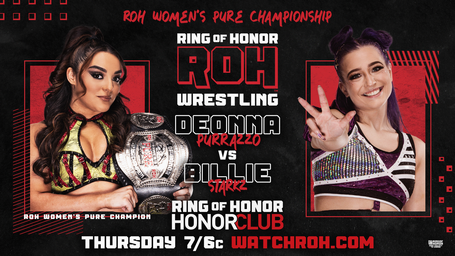 ROH TV live results: Deonna Purrazzo vs. Billie Starkz