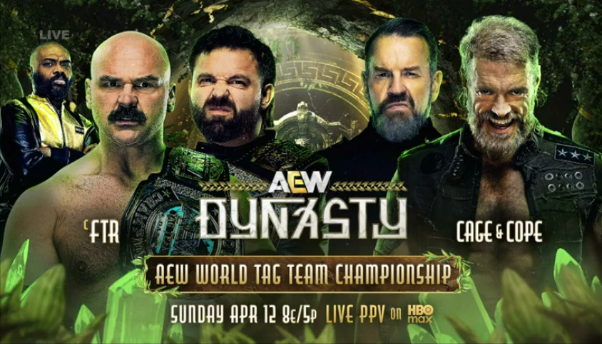 FTR vs. Adam Copeland & Christian Cage rematch signed for AEW Dynasty