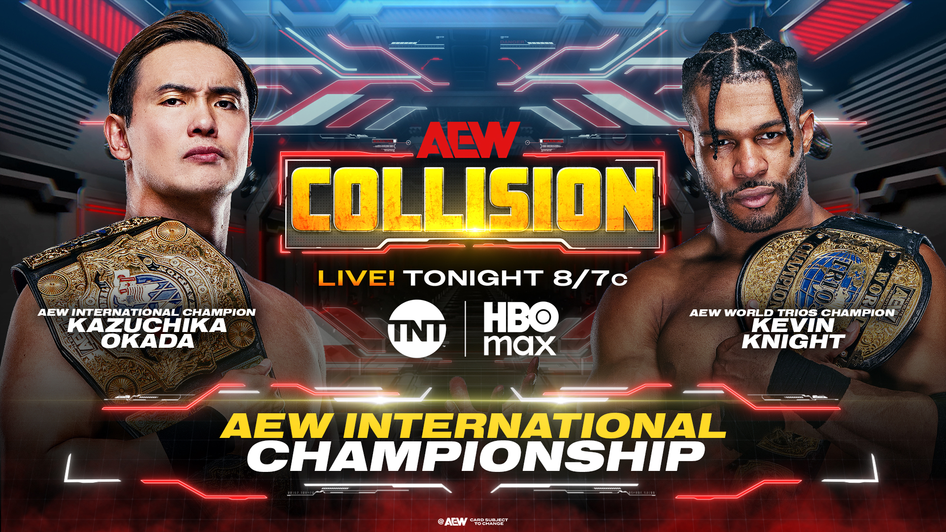 AEW Collision live results: Kazuchika Okada vs. Kevin Knight, Women's Tag title bout