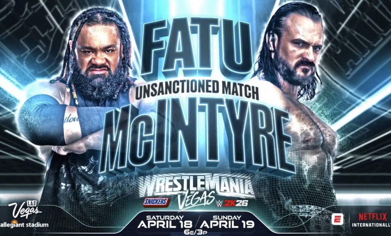 Drew McIntyre vs. Jacob Fatu set for WrestleMania