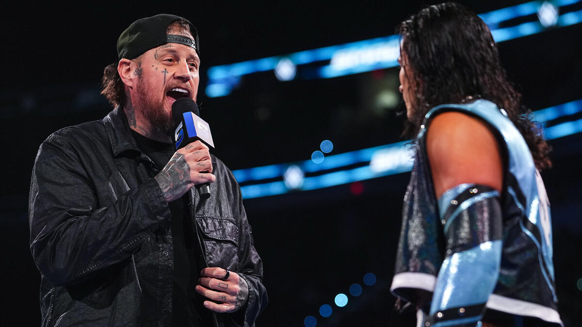 Kit Wilson and Jelly Roll on WWE SmackDown