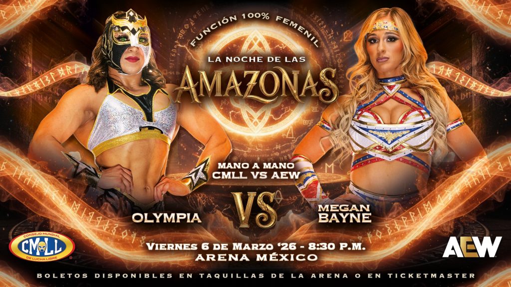 Megan Bayne replacing Penelope Ford on CMLL show