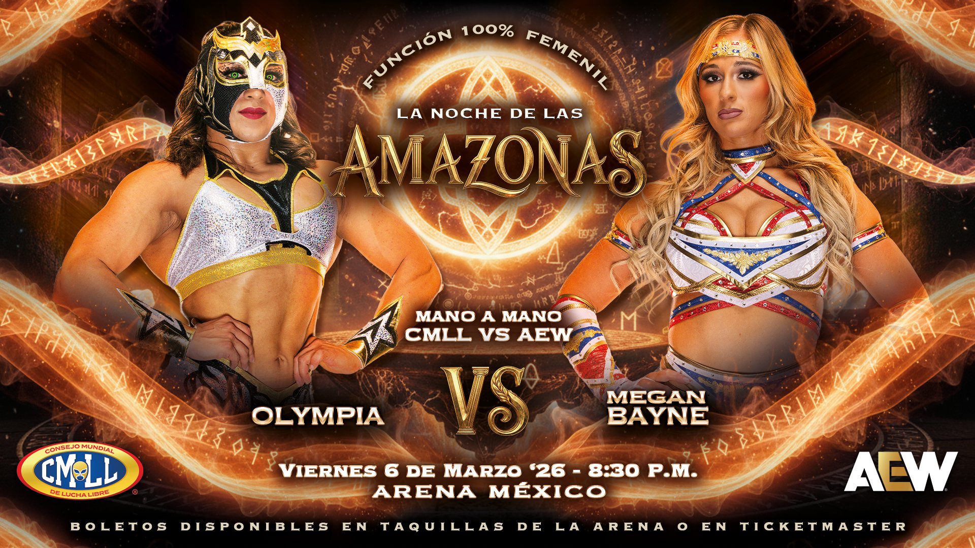 Megan Bayne to wrestle singles match at upcoming CMLL event