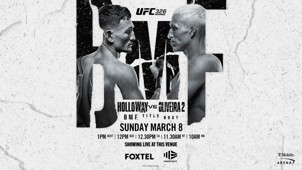 UFC 326 Holloway vs Oliveira 2 Main Card Start Times: US, UK, Australia and more