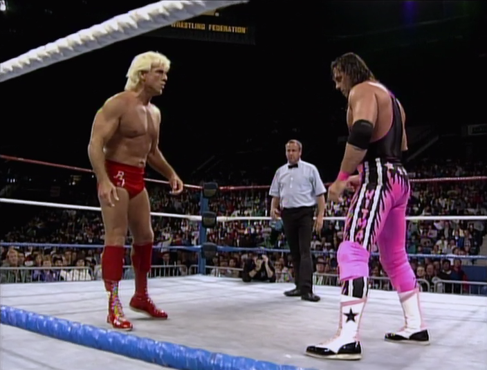 B&V: Smack ‘Em Whack ‘Em part 2 with Bret beating Flair for the WWF Title, plus Granny!