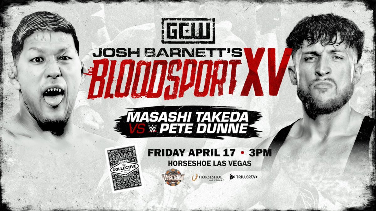 Pete Dunne vs. Masashi Takeda at Bloodsport XV.