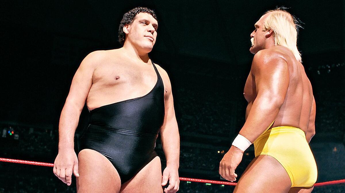 Hulk Hogan Andre the Giant WWE WrestleMania III