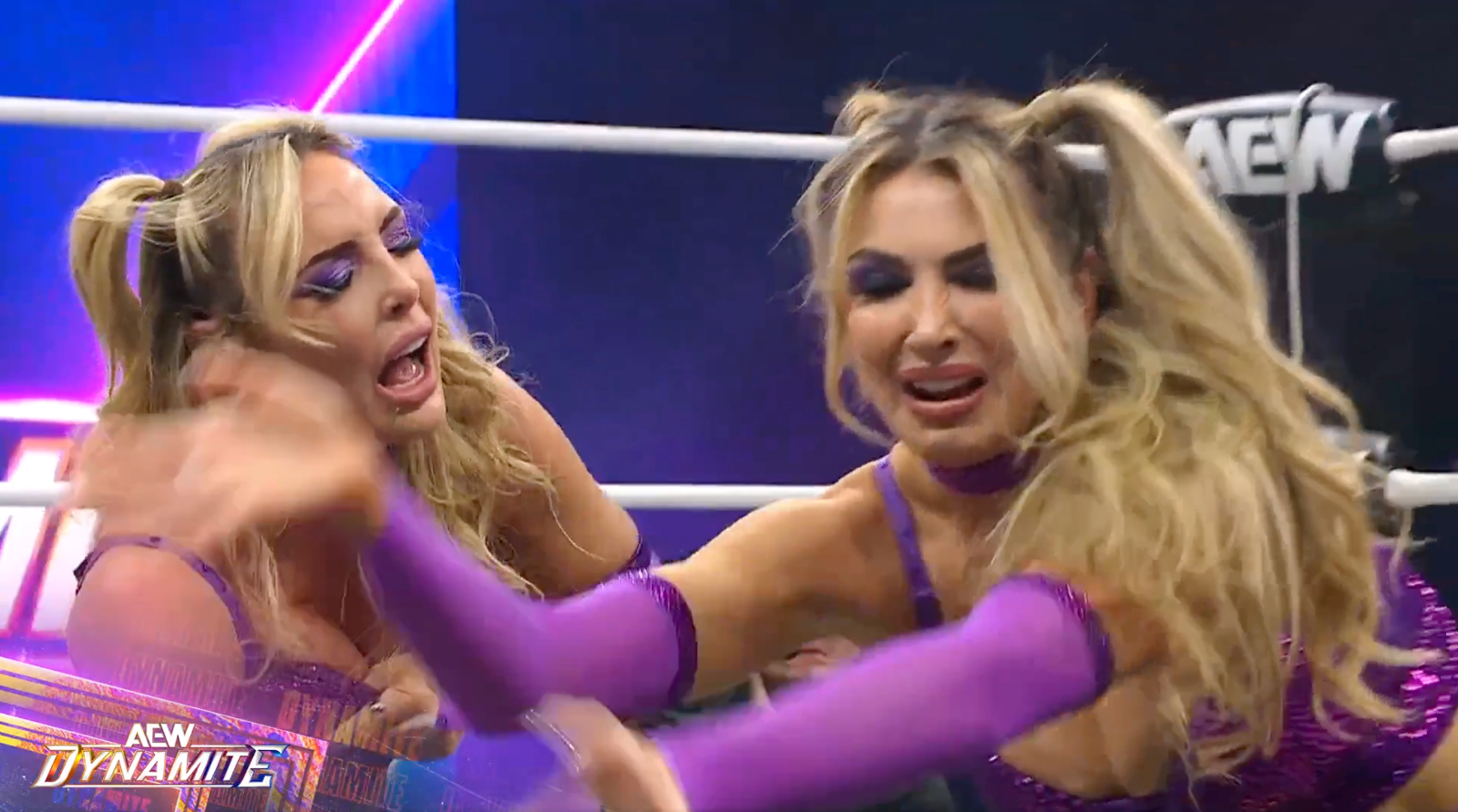 The IInspiration lose quickly in AEW Dynamite debut