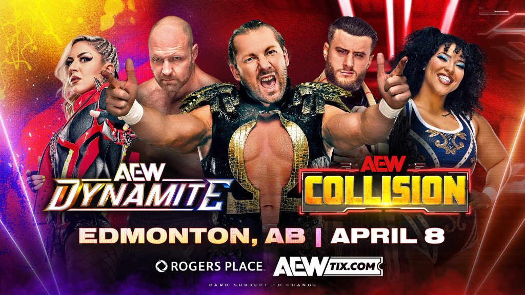Partial AEW Collision spoilers from Edmonton, Alberta, Canada