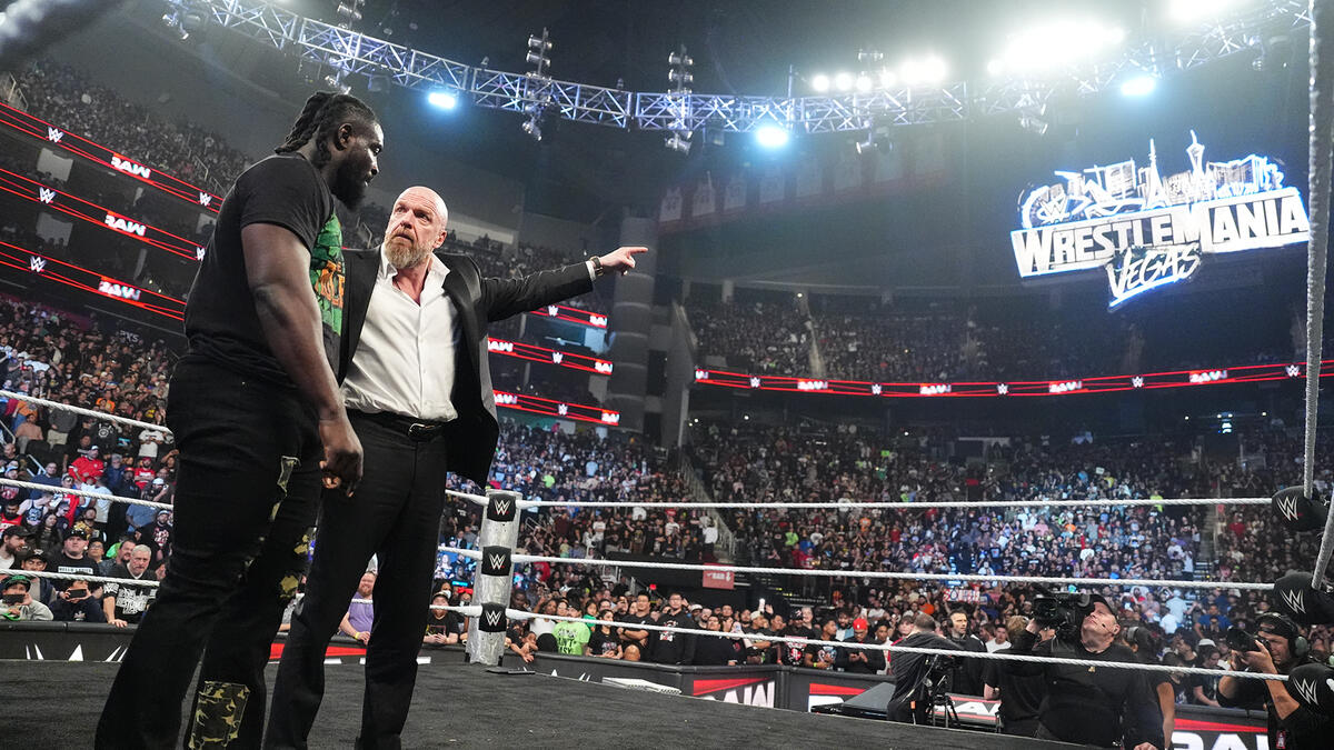 WWE Raw 4/6/26 Oba Femi and Triple H