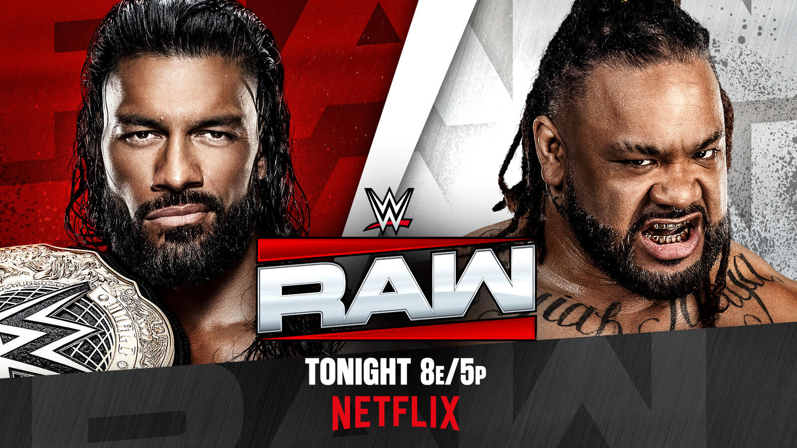 Roman Reigns and Jacob Fatu appear on Raw