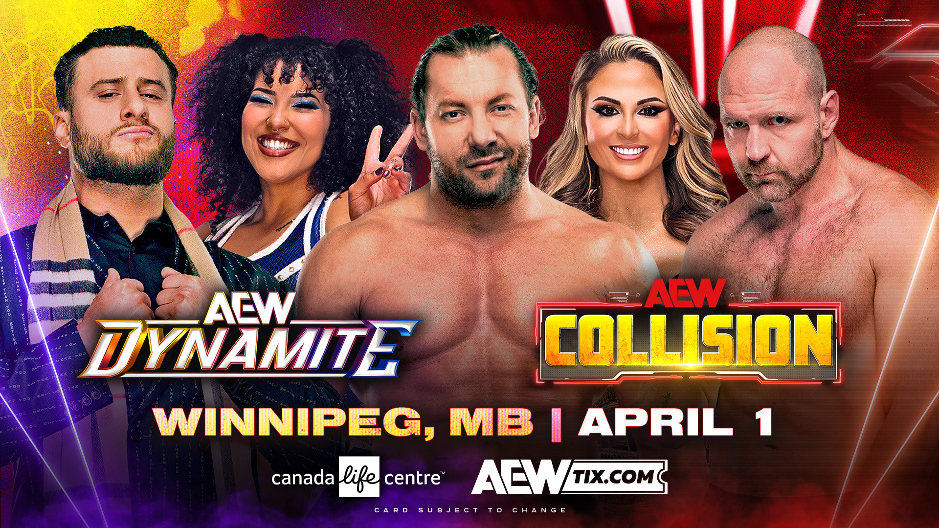 AEW Collision spoilers from Winnipeg, Canada