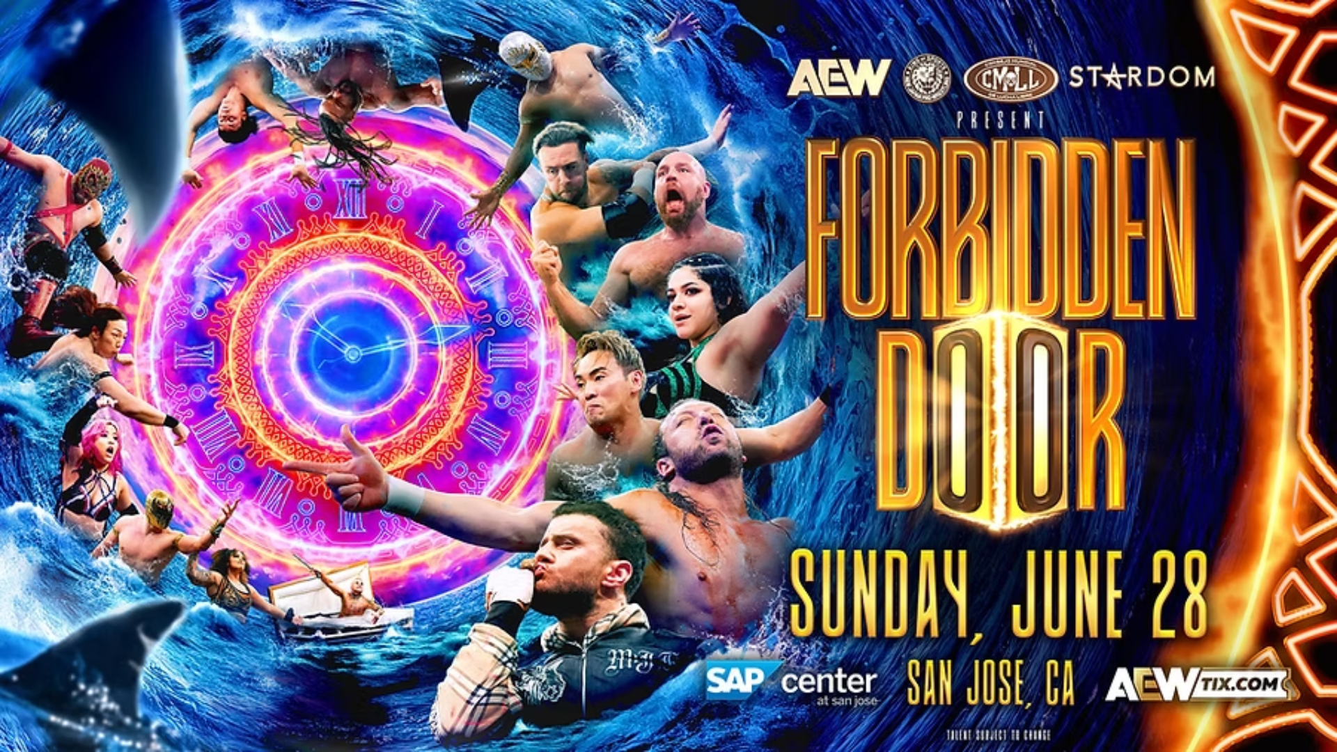 AEW Forbidden Door 2026 Poster