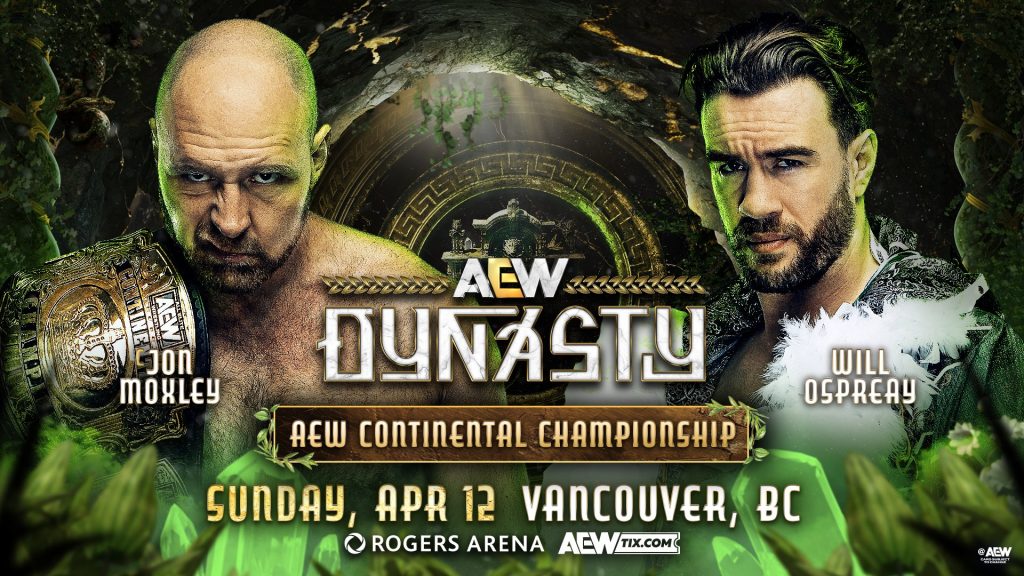 Continental title now up for grabs in Jon Moxley vs. Will Ospreay AEW Dynasty match