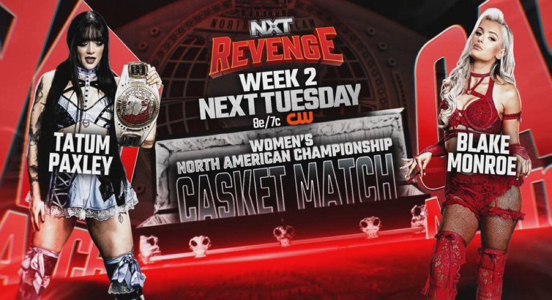 Casket match set for next week's WWE NXT
