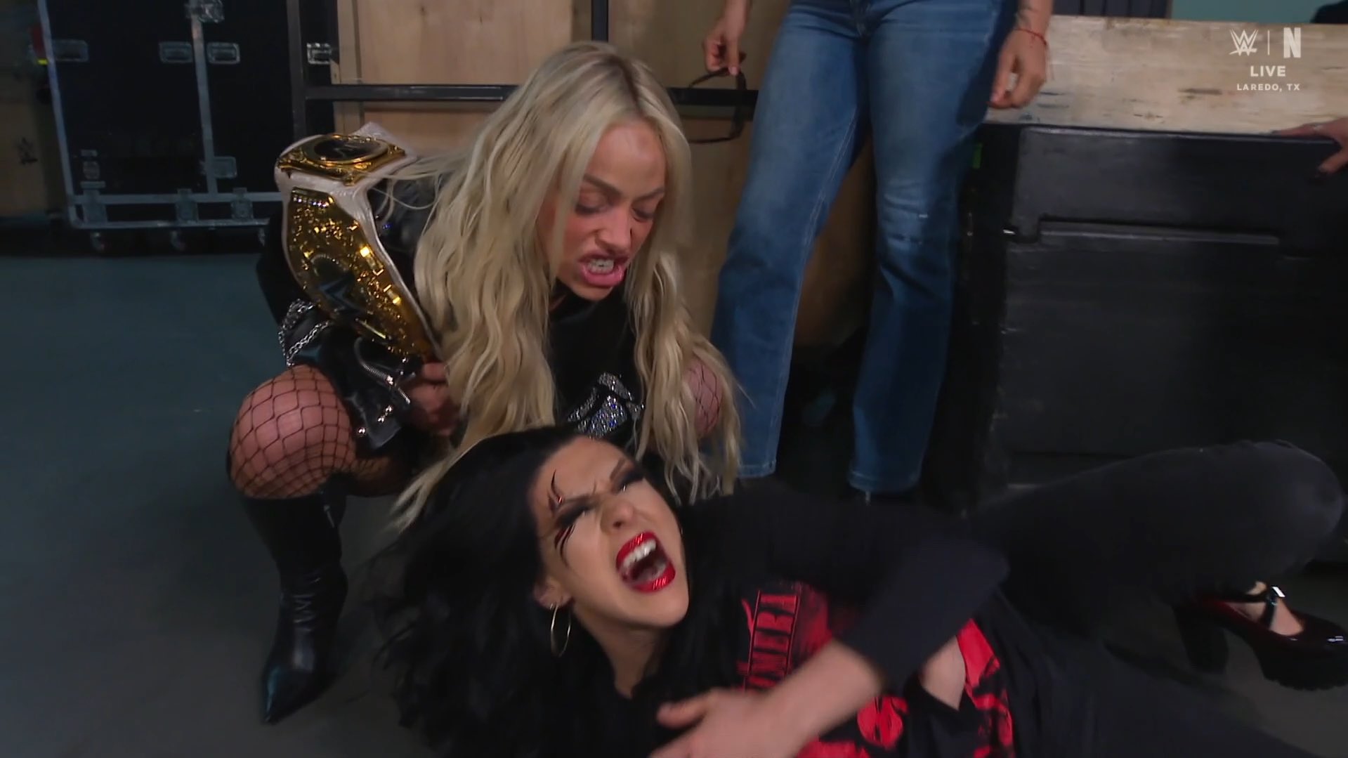 Stephanie Vaquer injury angle takes place during WWE Raw