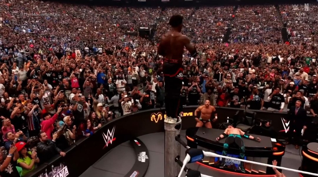 iShowSpeed prepares to jump at WrestleMania 42
