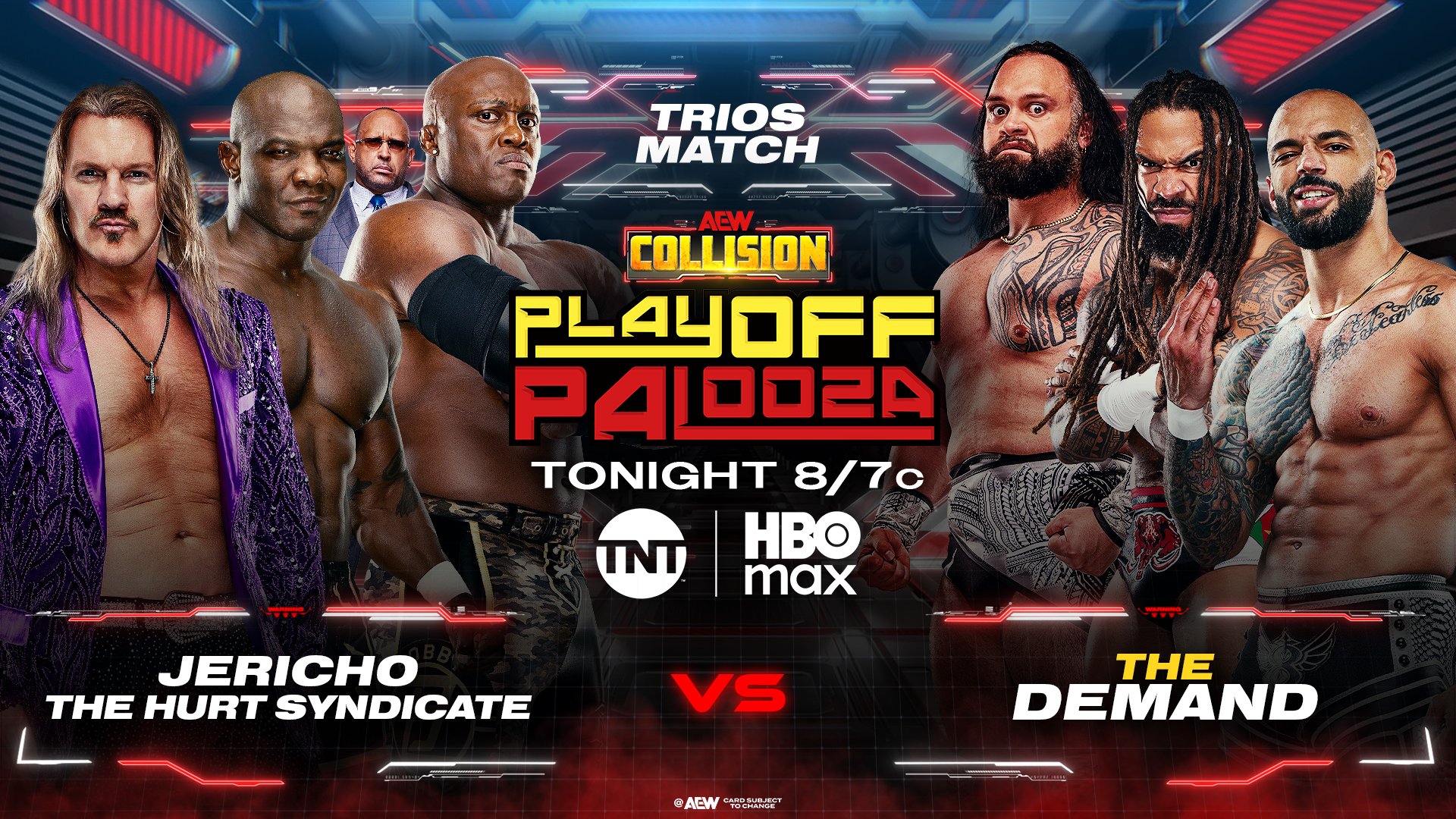 AEW Collision 4/25/26 match graphic