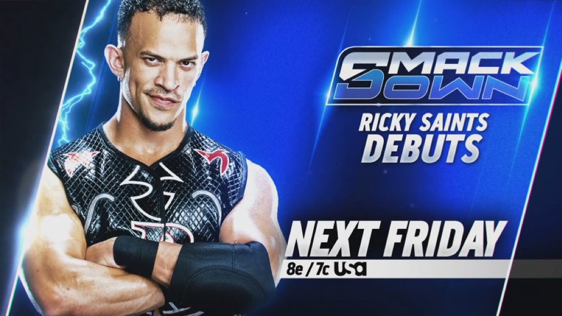 Ricky Saints to make WWE SmackDown debut next week