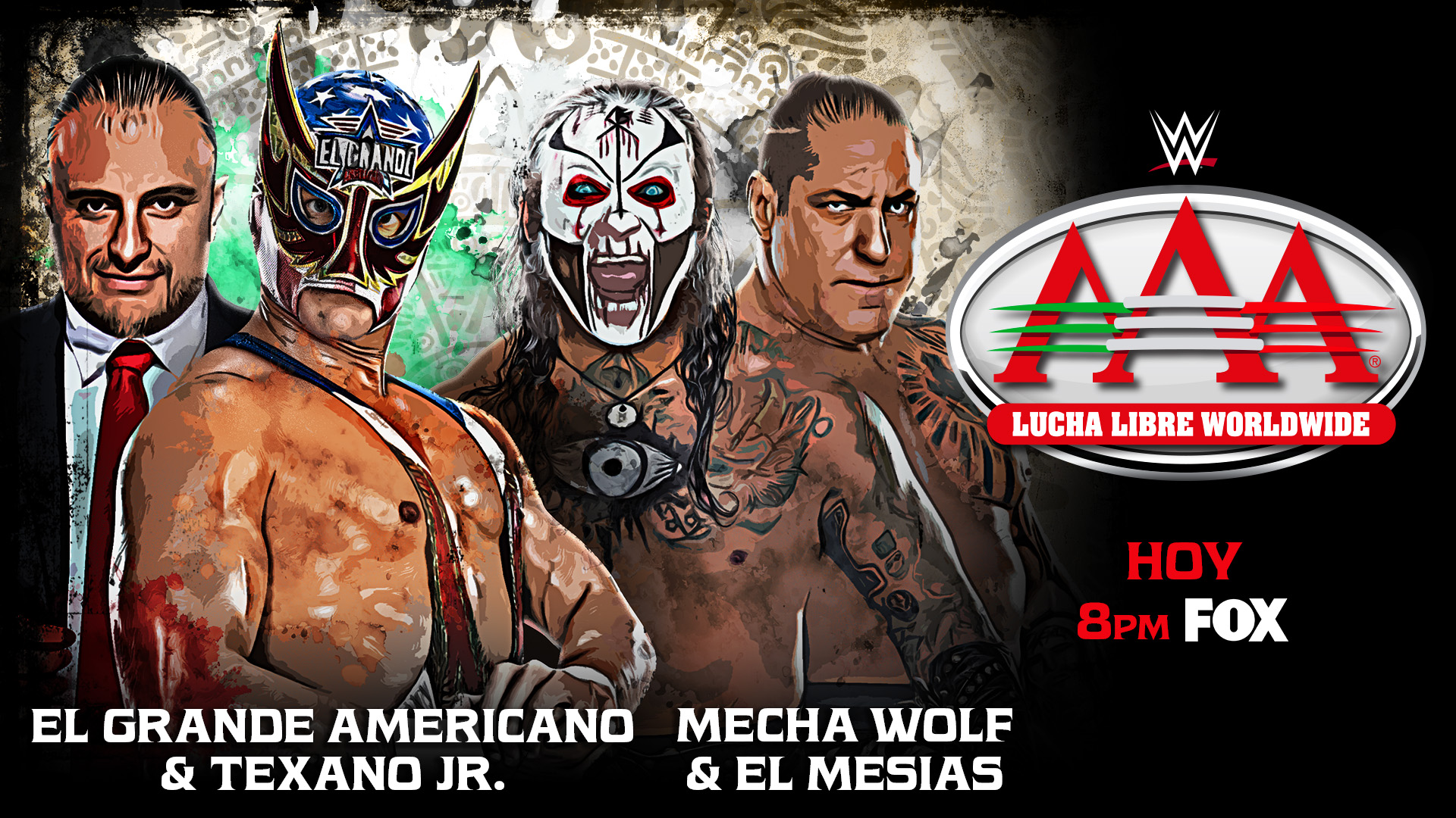 AAA on Fox live results: El Grande Americano & Texano Jr. vs. El Mesias & Mecha Wolf