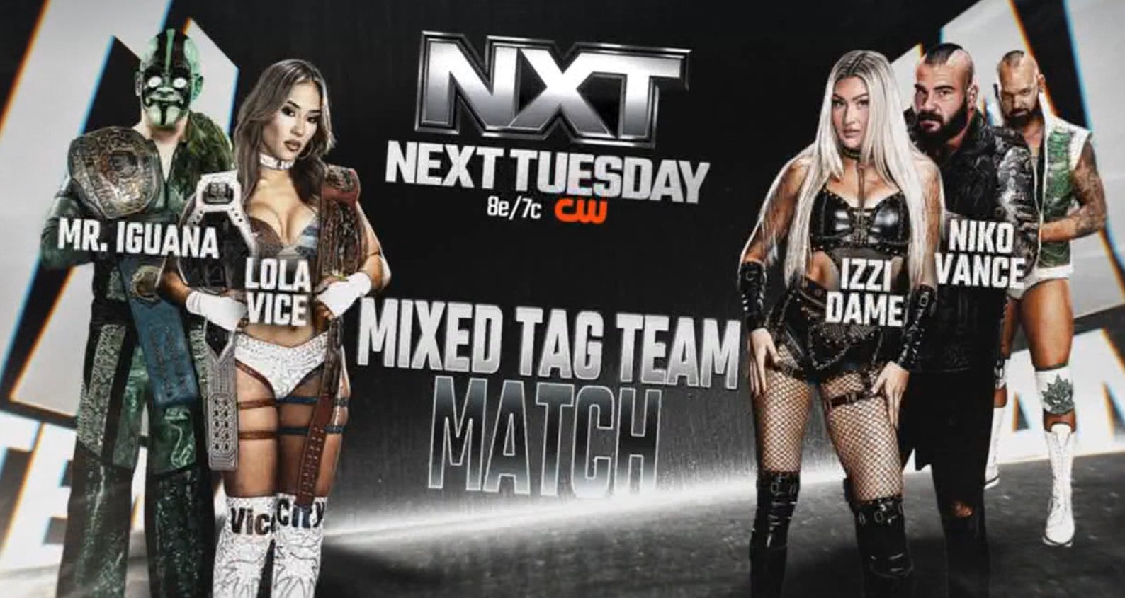 Mixed tag team match set for next WWE NXT