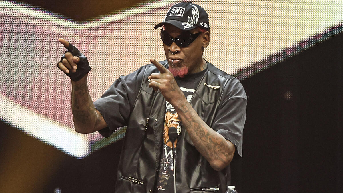 Dennis Rodman at WWE Hall of Fame 2026