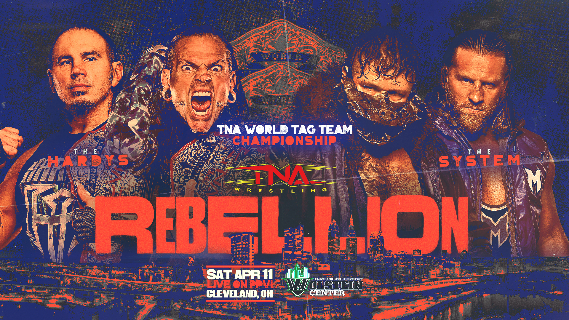 TNA Rebellion 2026 Hardys vs System