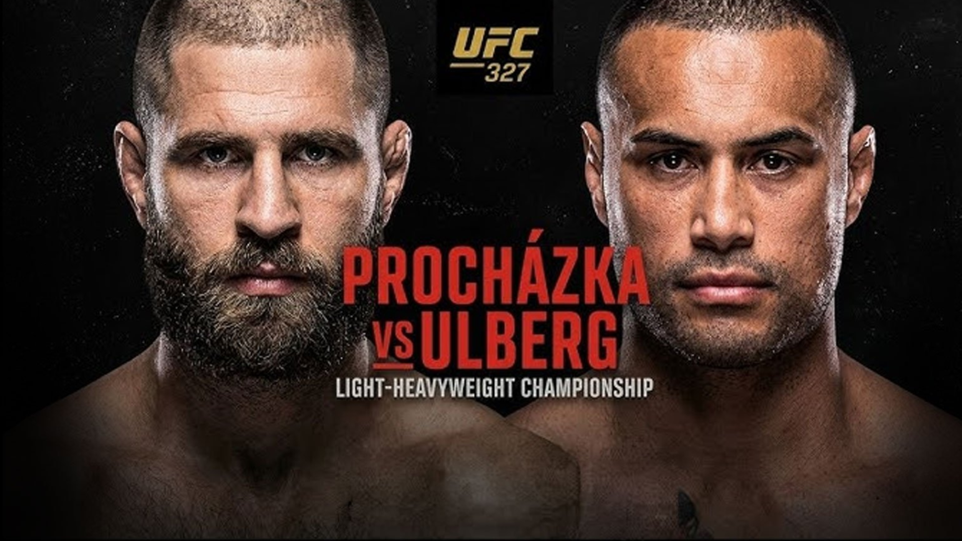 UFC 327 Main Event Long Poster
