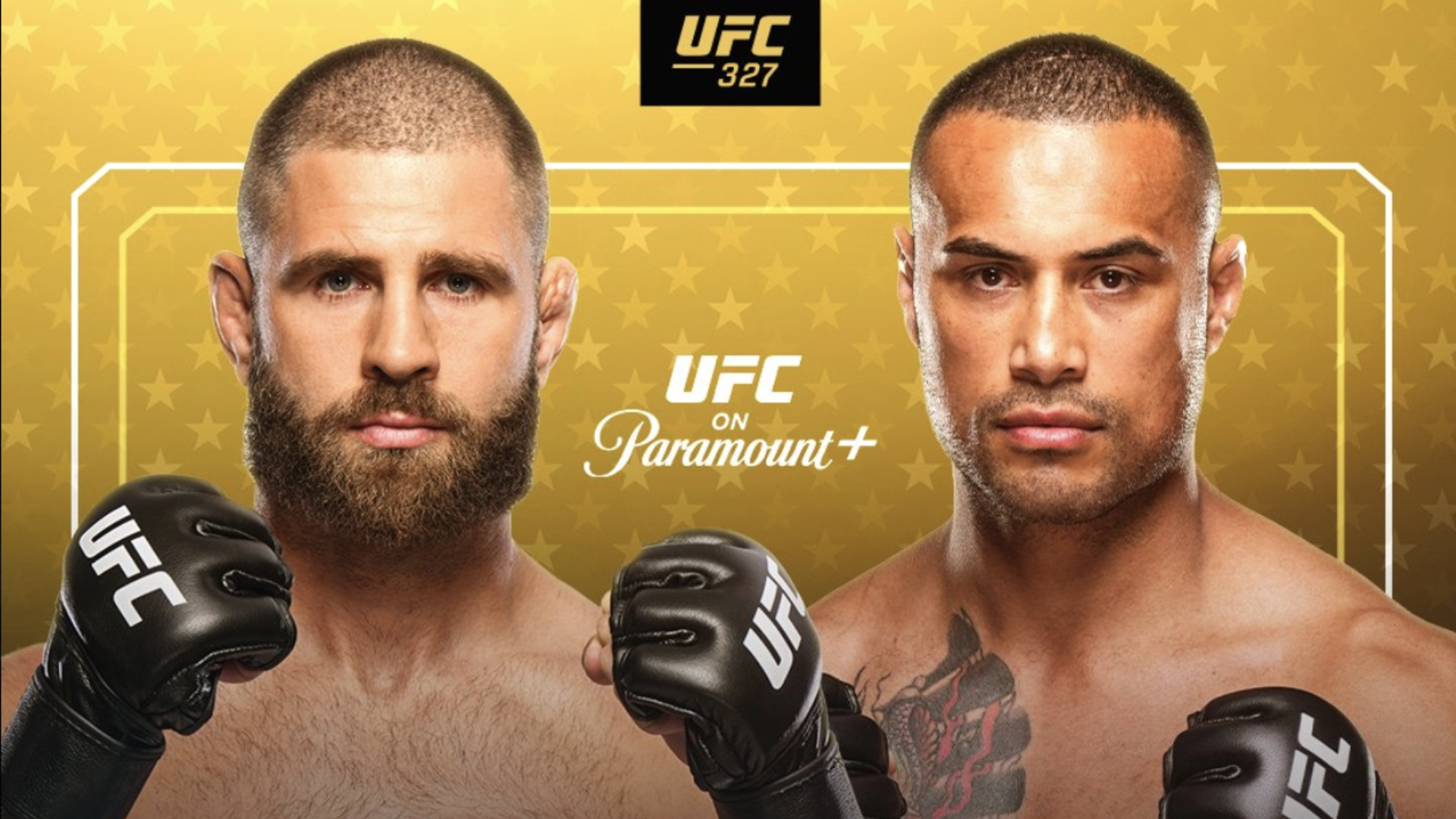 UFC 327 Main Event Poster