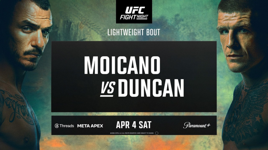 UFC Fight Night Moicano vs Duncan Prelims Start Times, Main Card Start Times, Card, Odds: US, UK, Australia and more